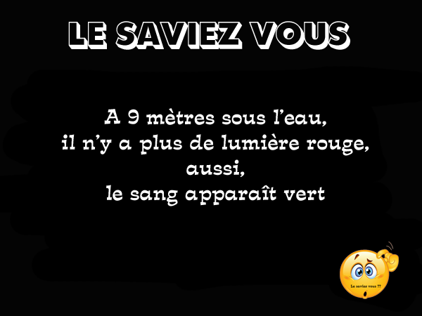 LE SAVIEZ VOUS