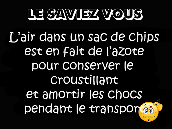 LE SAVIEZ VOUS