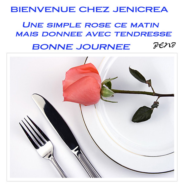 BONNE JOURNEE AVEC JENICREA