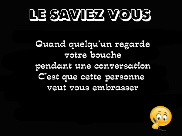 LE SAVIEZ VOUS